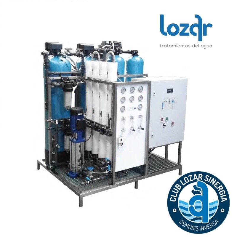 Equipo compacto para potabilización de agua de pozo.