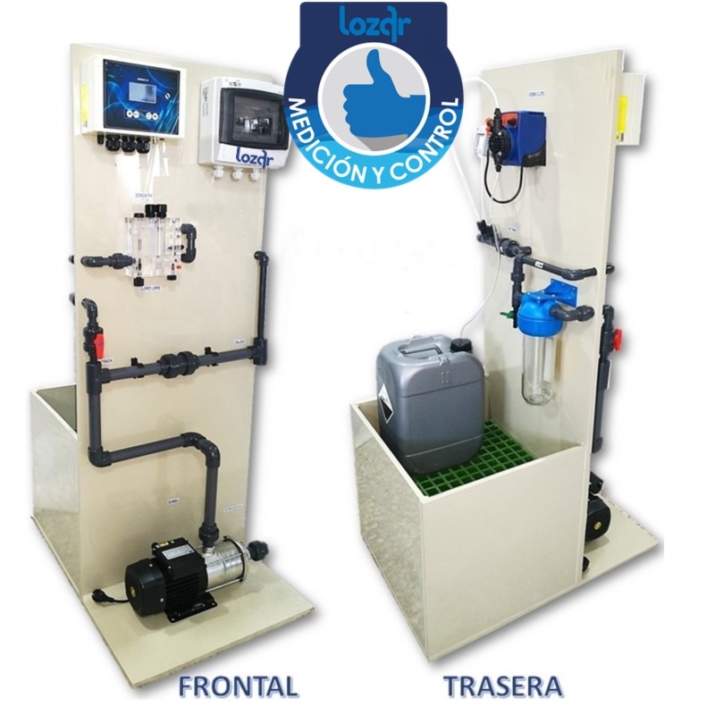 Compacto controlador de Cloro Libre para depósito de agua potable R.D. 3/2023.
